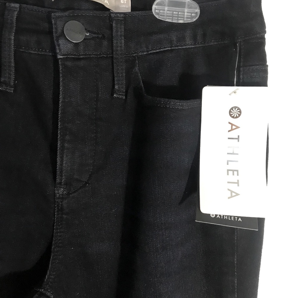 Athleta sculpted skinny fit jeans.